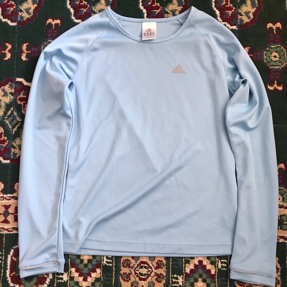 light blue adidas long sleeve